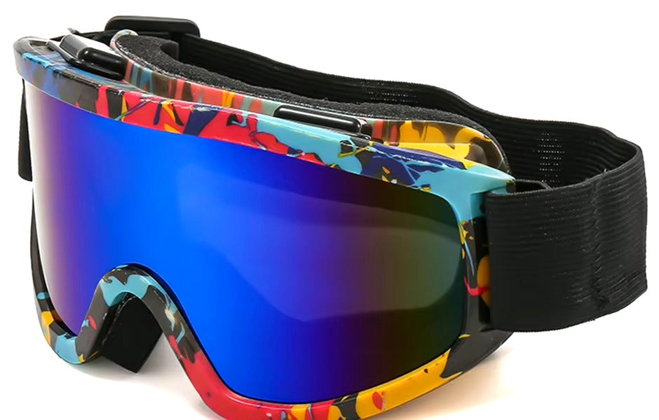Gafas de Esquí Antivaho Montura Grande – Lentes de Colores